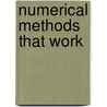 Numerical Methods That Work by Forman S. Acton