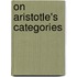On Aristotle's  Categories
