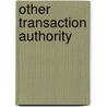 Other Transaction Authority door Morrison