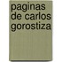 Paginas de Carlos Gorostiza