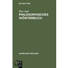Philosophisches Wörterbuch door Max Apel
