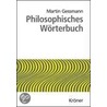 Philosophisches Wörterbuch door Onbekend