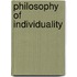 Philosophy of Individuality