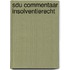 Sdu Commentaar Insolventierecht