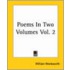 Poems In Two Volumes Vol. 2
