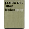 Poesie Des Alten Testaments door Eduard Konig