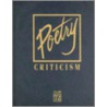 Poetry Criticism, Volume 72 door Onbekend