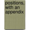Positions, With An Appendix door Richard Mulcaster