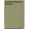 Postleitzahlenkarte Schweiz door Onbekend