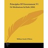 Principles Of Government V1 door William Smith O'Brien