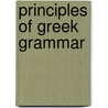 Principles of Greek Grammar by Peter Bullions