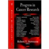 Progress In Cancer Research door Onbekend