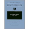 Published Essays, 1922-1928 by Eric Voegelin