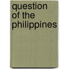 Question of the Philippines door Dr David Starr Jordan
