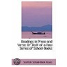 Readings In Prose And Verse door Scottish School-Book Assoc