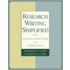 Research Writing Simplified