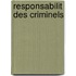 Responsabilit Des Criminels