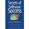 Secrets Of Software Success by Sandro K. Lindner