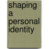Shaping A Personal Identity door F. Michael Connelly