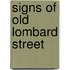 Signs of Old Lombard Street