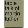 Table Talk of Martin Luther by Thomas S. Kepler