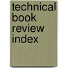 Technical Book Review Index door Onbekend