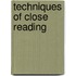 Techniques Of Close Reading