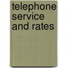 Telephone Service and Rates by Chicago