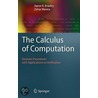 The Calculus Of Computation door Zohar Manna