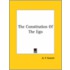 The Constitution Of The Ego