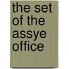 The Set Of The Assye Office door William E. Verplanck