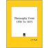 Theosophy From 1700 To 1875