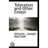 Toleration And Other Essays