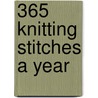 365 Knitting Stitches A Year door Rand Mcnally A. Company