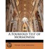 A Fourfold Test Of Mormonism