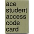 Ace Student Access Code Card