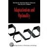 Adaptationism And Optimality door S.E. Sober Orzack