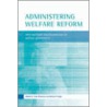 Administering Welfare Reform door Menno Fenger