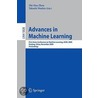 Advances In Machine Learning door Kenji Aoki
