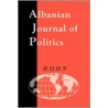 Albanian Journal of Politics door Onbekend