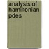 Analysis of Hamiltonian Pdes