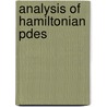 Analysis of Hamiltonian Pdes door Sergei B. Kuksin