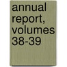 Annual Report, Volumes 38-39 door Cleveland