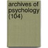 Archives of Psychology (104)