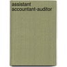 Assistant Accountant-Auditor door Jack Rudman