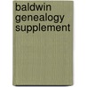 Baldwin Genealogy Supplement door Onbekend
