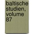 Baltische Studien, Volume 87