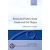 Bedouin Poetry Sinai Negev C door Wilfred Thesiger