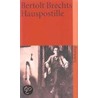 Bertolt Brechts Hauspostille door Bertold Brecht