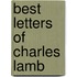 Best Letters of Charles Lamb
